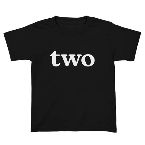 Two Tee 2 Year Old Birthday Shirt Wrdmrk