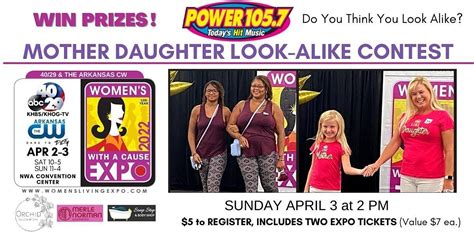 Power 1075 Mother Daughter Look Alike Contest At Nwa Womens Expo 2022