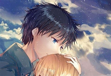 Cute Anime Couple Wallpaper Android Bakaninime