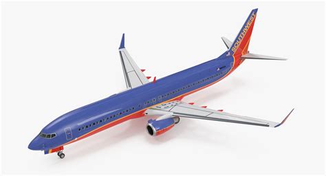 Boeing 737 900 With Interior Southwest Airlines 3d Model 469 3ds