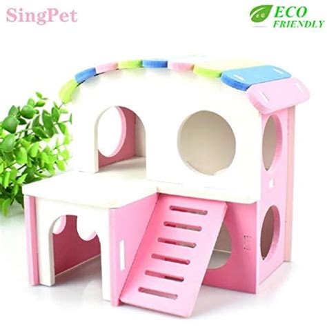 Hamster Hideout Dwarf Hamster House Exercise Play Toys Ecological Two