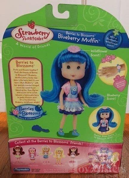 Strawberry Shortcake Playmates Berries To Blossoms Blueberry Muffin