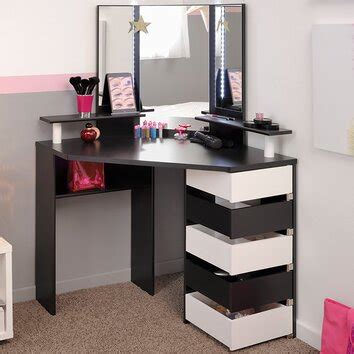 Stop putting index cards on backs when it is time for the meeting or activity to start, and then give 5 minutes more to finish the activity. Parisot Volage Makeup Vanity with Mirror | Wayfair