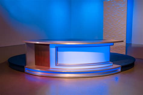 Anchor News Desk Tv Set Designs
