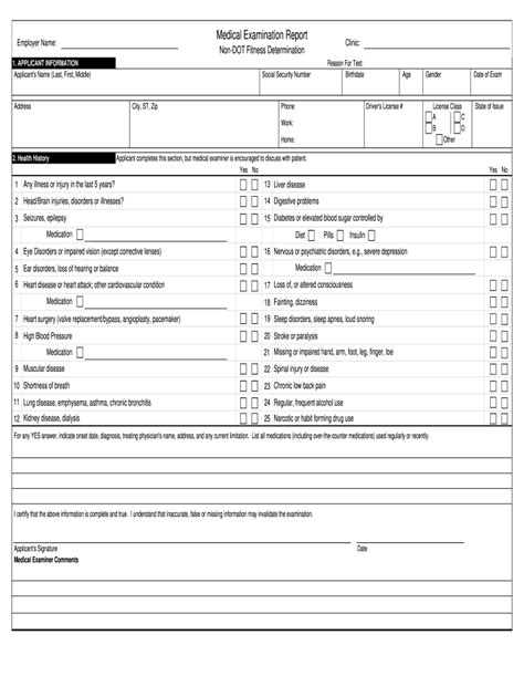 Non Dot Physical Fill Out And Sign Online Dochub