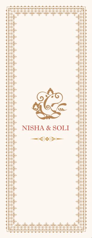 Ganesha Indian Wedding Programs Hindu Wedding Program Wording Indian