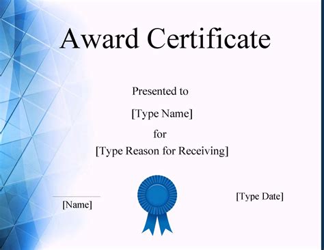 Free Certificate Templates For Word Free Printable Templates