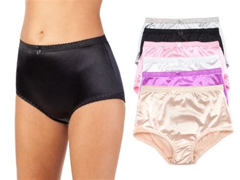 buy barbra lingerie women s satin full coverage brief panties 6 pack online at desertcartuae