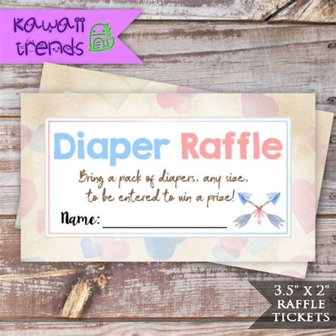 Buck Or Doe Diaper Raffle Tickets And Sign Deer Baby Shower Etsy