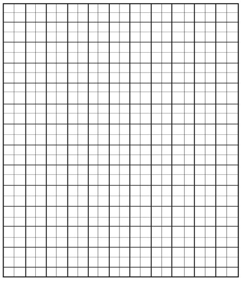 Free Printable Quad Ruled Graph Paper Template Free Graph Paper Printable
