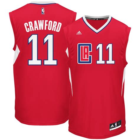 Nba jersey los angeles clippers quentin richardson nike swingman sz 2xl vtg home. adidas Jamal Crawford LA Clippers Red Road Replica Jersey
