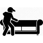 Moving Icon Furniture Worker Mover Service Icons