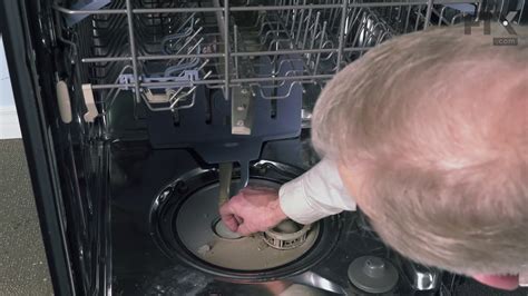 Remove leftover food, bones, toothpicks and other hard items from the dishes. Whirlpool Dishwasher Repair - How to Replace the Diverter ...