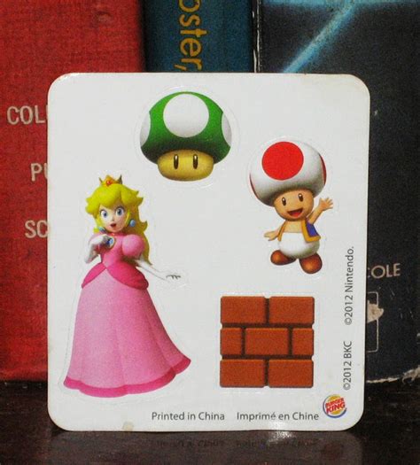 Percys Fast Food Toy Stories Super Mario Nintendo 2012 Bk 1