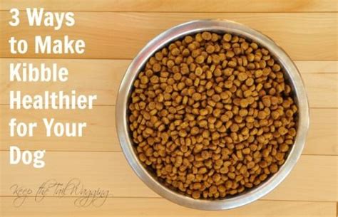 3 Ways To Make Kibble Healthier For Your Dog Healthy Dog Food Recipes
