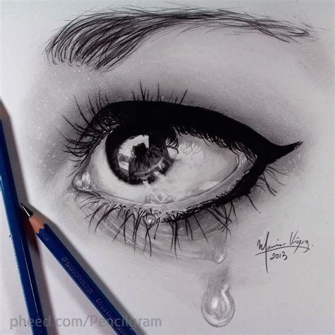 Drawings Of Crying Eyes Crying Eyes Sketch At Paintingvalley Com