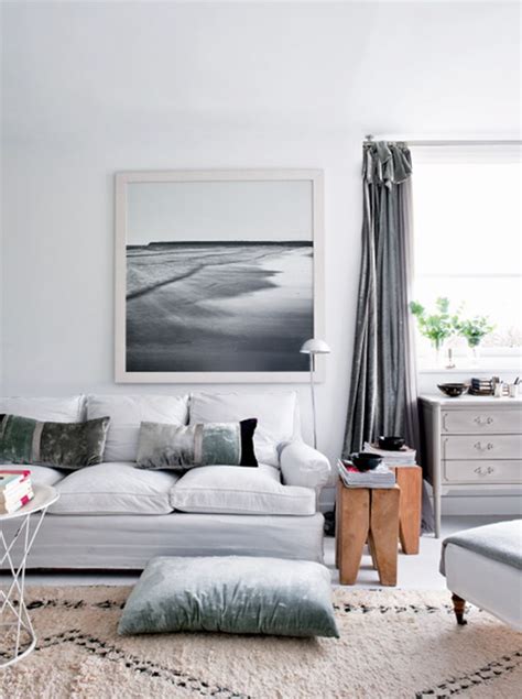 The walls are painted shaded white by. 69 Fabulous Gray Living Room Designs To Inspire You ...