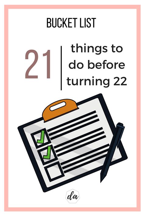 Bucket List Of 21 Things To Do Before 22nd Birthday 21st Birthday