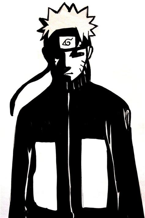 Image Result For High Resolution Naruto Silhouette Naruto Black And