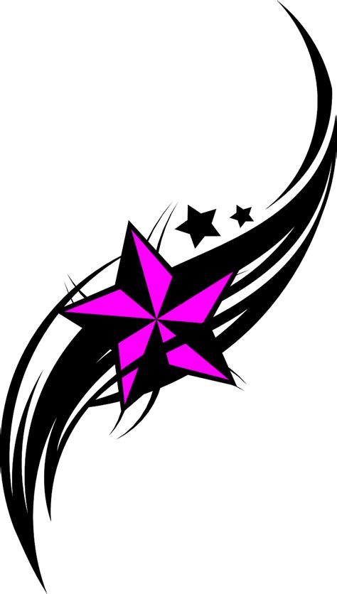 Star Tattoo Tribal Png Image Star Tribal Clip Art Library
