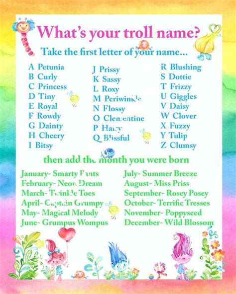 Popquizffunpalace Whats Your Trolls Name 2