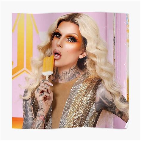 Jeffree Star Poster By Designsbyner Redbubble