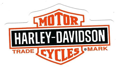 Harley Davidson Logo Decal Sticker Vinyl 4 12 Inches Long Etsy