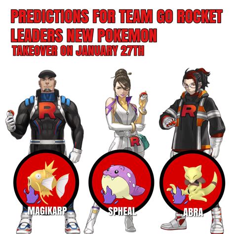 These Are My Predictions For The Team Go Rocket Leaders New Shadow