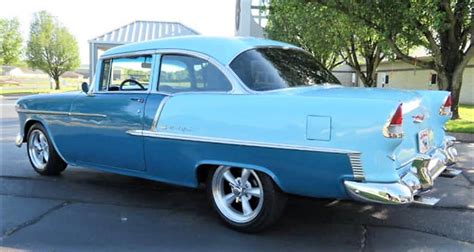 Pick Of The Day 1955 Chevy Bel Air Resto Mod In Blue