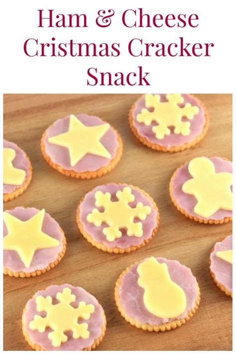 This is such a fun christmas activity for family fun in december during the holidays. Ham & Cheese Christmas Cracker Snack