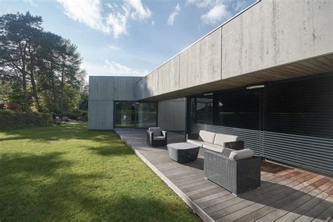 Residential Minimalist Concrete House By Nebrau Architizer