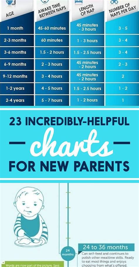 23 Incredibly Helpful Charts For New Parents Baby Information New