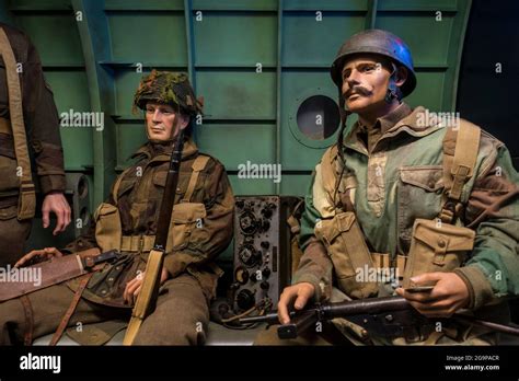 Diorama Showing Outfits Of Ww2 British Glider Troops At The For Freedom