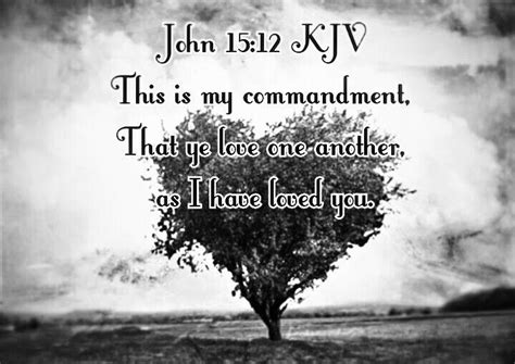 John 1512 Kjv This Is My Commandment That Ye Love One Another As I