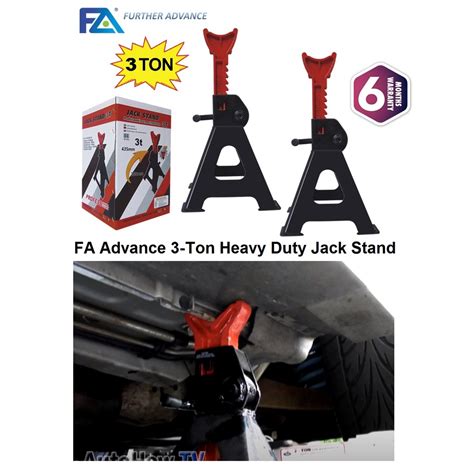 Fa Advance Ton Inch Heavy Duty Steel Jack Stands Pairs Shopee