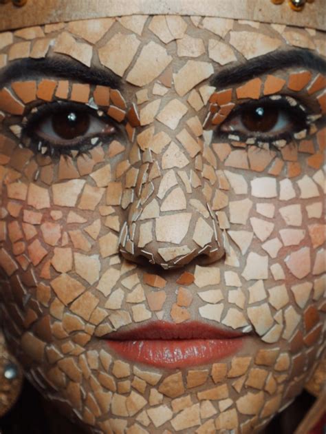 Mosaic Makeup By Cici Andersen Byzantine Mosaic Inspired Makeup