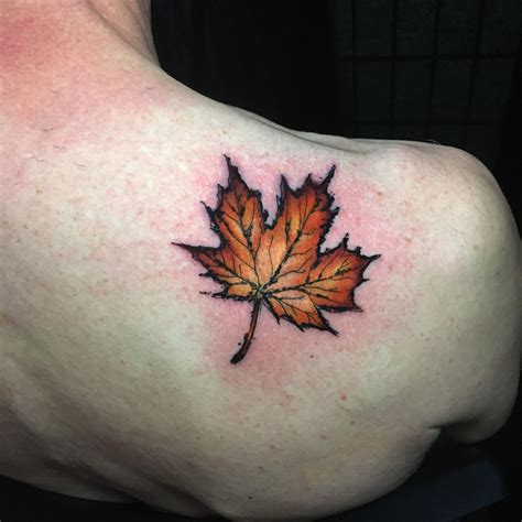 Maple Leaf Tattoo Maple Leaf Tattoo Tattoos Leaf Tattoos