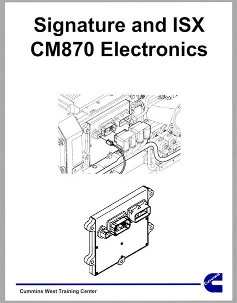 We will review how to both send and receive standard and custom. Manual on CM870 ECM & Sensor locations