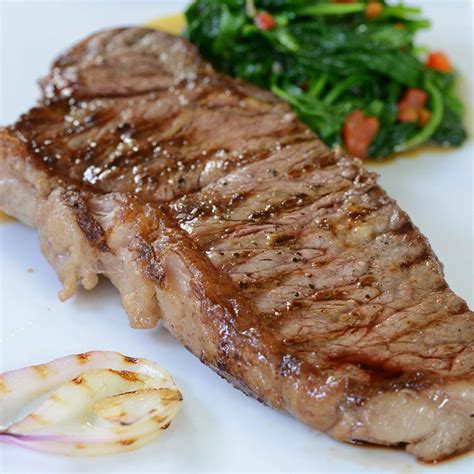 The muscles here do little work and thus yield a tender cut of meat. Wagyu Beef Center Cut New York Strip Steaks MS3