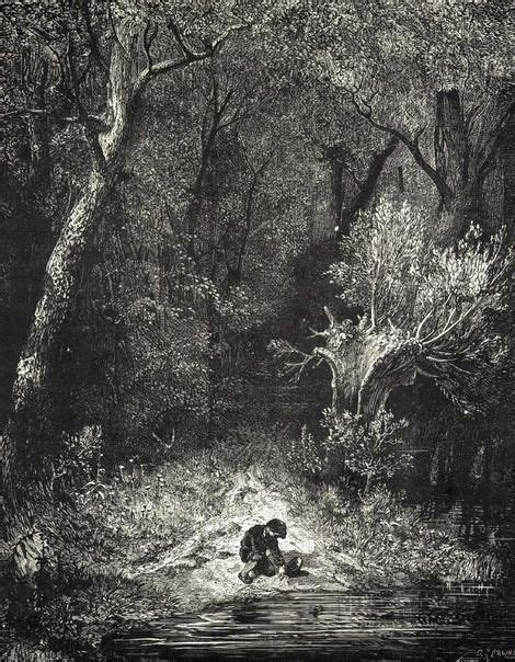 Le Petit Poucet Illustration Out Of Mother Goose Tales By Gustave Doré