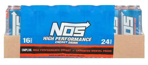 Nos High Performance Energy Drink 16 Oz Can 24 Pk