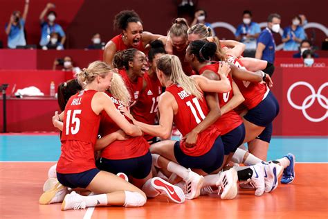 olympics how u s women s volleyball made history in tokyo