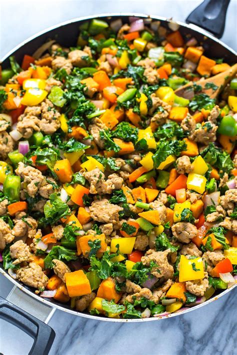 Firstly, start by cutting your sweet potatoes into wedges and place onto a baking tray. Meal Prep Whole 30 Sweet Potato Hash - The Girl on Bloor ...