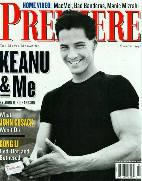 Keanu Reeves Magazine Cover Keanu Reeves Movie Magazine Keanu Reeves Quotes
