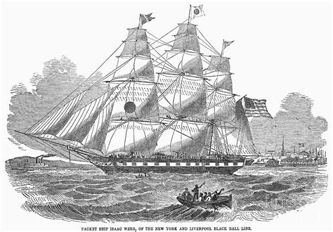 Packet Ship 1850 Photograph By Granger