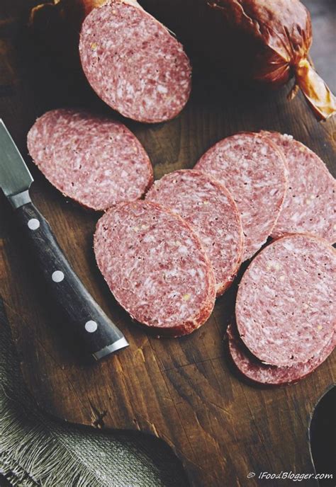 Homemade summer sausage that i think rivals most, if not all you can buy at the store. How to Make Summer Sausage at Home - i Food Blogger ...