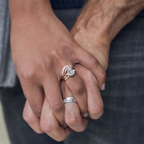 Here you will find the perfect men's wedding ring to reflect your personality, your lifestyle and your loving commitment. Engagement Ring vs. Wedding Ring - The Pearl Source