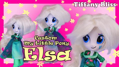 Elsa Frozen Fever Custom My Little Pony Equestria Girls