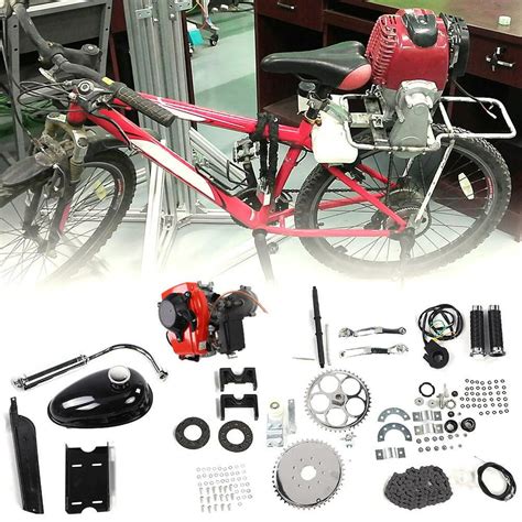 Tebru 49cc 4 Stroke Petrol Gas Engine Motor Kit For Motorized Bicycle