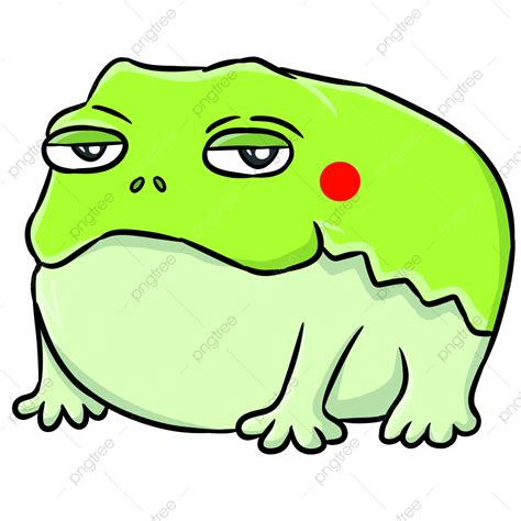 卡通自鳴得意的臉胖青蛙 青蛙png 卡通青蛙png 青蛙剪貼畫素材圖案，psd和png圖片免費下載
